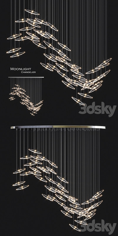 Moonlight chandelier by orche